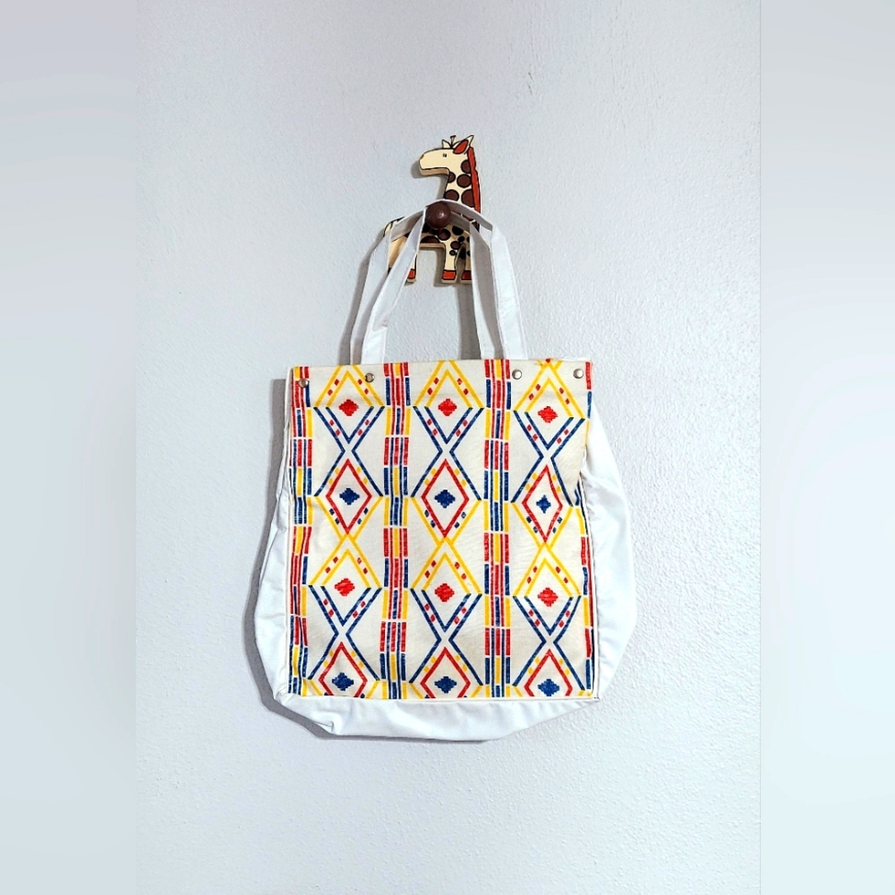 Vintage 60s 70s Southwest Shoulder Purse handbag Tote Bag Southwestern Native